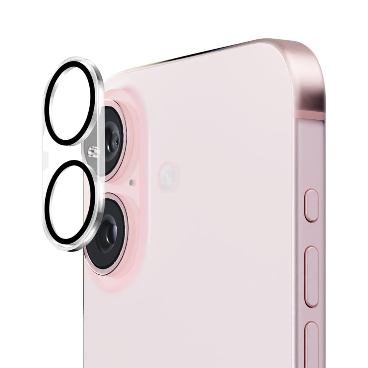 ENKAY Hat-Prince Black Ring 9H Obiettivo fotocamera posteriore Pellicola in vetro temperato, For iPhone 17 Pro Max, For iPhone 17 Pro, For iPhone 17, For iPhone Air, For iPhone 16 Pro / 16 Pro Max, For iPhone 16 / 16 Plus, For iPhone 15 Pro / 15 Pro Ma...