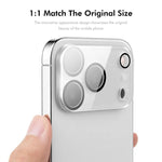 ENKAY Hat-Prince Black Ring 9H Obiettivo fotocamera posteriore Pellicola in vetro temperato, For iPhone 17 Pro Max, For iPhone 17 Pro, For iPhone 17, For iPhone Air, For iPhone 16 Pro / 16 Pro Max, For iPhone 16 / 16 Plus, For iPhone 15 Pro / 15 Pro Ma...