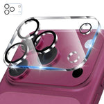 ENKAY Hat-Prince Black Ring 9H Obiettivo fotocamera posteriore Pellicola in vetro temperato, For iPhone 17 Pro Max, For iPhone 17 Pro, For iPhone 17, For iPhone Air, For iPhone 16 Pro / 16 Pro Max, For iPhone 16 / 16 Plus, For iPhone 15 Pro / 15 Pro Ma...