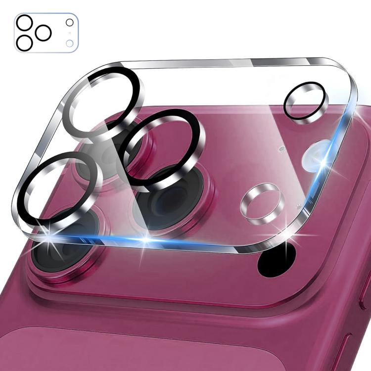 ENKAY Hat-Prince Black Ring 9H Obiettivo fotocamera posteriore Pellicola in vetro temperato, For iPhone 17 Pro Max, For iPhone 17 Pro, For iPhone 17, For iPhone Air, For iPhone 16 Pro / 16 Pro Max, For iPhone 16 / 16 Plus, For iPhone 15 Pro / 15 Pro Ma...