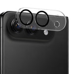 ENKAY Hat-Prince Black Ring 9H Obiettivo fotocamera posteriore Pellicola in vetro temperato, For iPhone 17 Pro Max, For iPhone 17 Pro, For iPhone 17, For iPhone Air, For iPhone 16 Pro / 16 Pro Max, For iPhone 16 / 16 Plus, For iPhone 15 Pro / 15 Pro Ma...