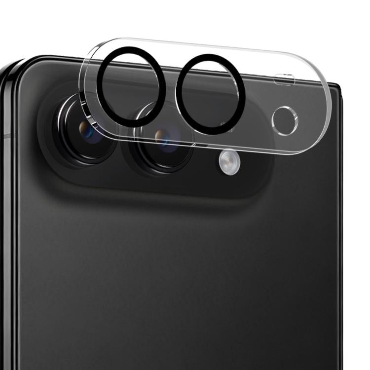 ENKAY Hat-Prince Black Ring 9H Obiettivo fotocamera posteriore Pellicola in vetro temperato, For iPhone 17 Pro Max, For iPhone 17 Pro, For iPhone 17, For iPhone Air, For iPhone 16 Pro / 16 Pro Max, For iPhone 16 / 16 Plus, For iPhone 15 Pro / 15 Pro Ma...
