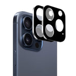 2 pezzi ENKAY Hat-Prince 9H Pellicola in vetro temperato per obiettivo della fotocamera posteriore, For iPhone 16 Pro / 16 Pro Max, For iPhone 16 / 16 Plus, For iPhone 15 Pro / 15 Pro Max, For iPhone 15 / 15 Plus