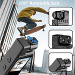 L9 Black Action Camera 1080p HD con Display 3 pollici