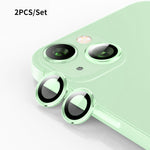 ENKAY 9H Pellicola in vetro temperato per lente posteriore in lega di alluminio, For iPhone 15 / 15 Plus