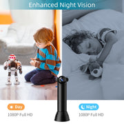 V10 HD Infrared Home Night Vision Mini Camera Telecamera di sicurezza per famiglia con telecomando, V10