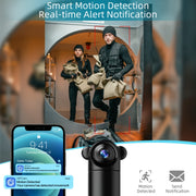 V10 HD Infrared Home Night Vision Mini Camera Telecamera di sicurezza per famiglia con telecomando, V10