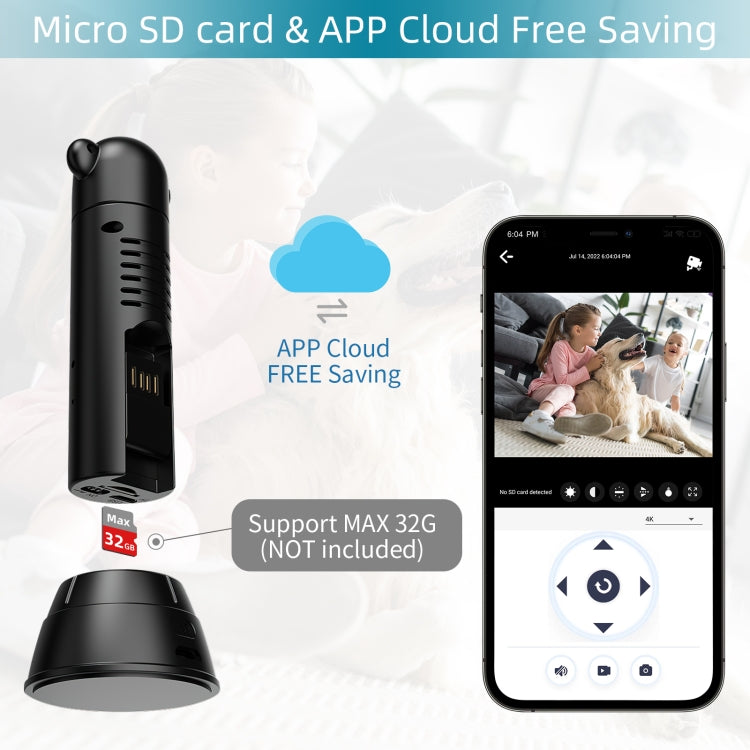 V10 Mini Telecamera Sicurezza HD con Visione Notturna