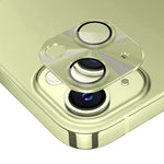 ENKAY Pellicola copriobiettivo in vetro temperato in lega di alluminio, For iPhone 15 / 15 Plus