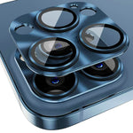 ENKAY Pellicola copriobiettivo in vetro temperato in lega di alluminio, For iPhone 15 Pro / 15 Pro Max
