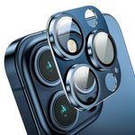 ENKAY Obiettivo della fotocamera antiriflesso Pellicola in vetro temperato in lega di alluminio, For iPhone 15 Pro / 15 Pro Max