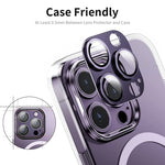 ENKAY Obiettivo della fotocamera antiriflesso Pellicola in vetro temperato in lega di alluminio, For iPhone 15 Pro / 15 Pro Max
