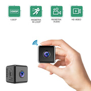 Telecamera IP wireless domestica W10 Mini telecamera di rete Wi-Fi con visione notturna, W10