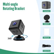 Telecamera IP wireless domestica W10 Mini telecamera di rete Wi-Fi con visione notturna, W10
