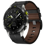 Cinturino per orologio in pelle da 22 mm, For Garmin Fenix E 47mm, For Garmin Fenix 8 MIP 47mm, For Garmin Fenix 8 AMOLED 47mm, For Garmin Fenix 7 Pro 47mm, For Garmin Epix Pro 47mm, For Garmin MARQ Athlete Gen 2, For Garmin MARQ Commander             ...