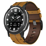 Cinturino per orologio in pelle da 22 mm, For Garmin Fenix E 47mm, For Garmin Fenix 8 MIP 47mm, For Garmin Fenix 8 AMOLED 47mm, For Garmin Fenix 7 Pro 47mm, For Garmin Epix Pro 47mm, For Garmin MARQ Athlete Gen 2, For Garmin MARQ Commander             ...