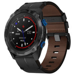 Cinturino per orologio in pelle da 22 mm, For Garmin Fenix E 47mm, For Garmin Fenix 8 MIP 47mm, For Garmin Fenix 8 AMOLED 47mm, For Garmin Fenix 7 Pro 47mm, For Garmin Epix Pro 47mm, For Garmin MARQ Athlete Gen 2, For Garmin MARQ Commander             ...
