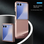 Custodia per telefono antiurto all-inclusive galvanica Skinfeel, For Galaxy Z Flip8 5G, For Galaxy Z Fold6  5G