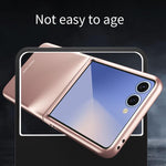 Custodia per telefono antiurto all-inclusive galvanica Skinfeel, For Galaxy Z Flip8 5G, For Galaxy Z Fold6  5G