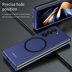Custodia per telefono protettiva antiurto magnetica Skin Feel, For Galaxy Z Fold8 Ultra 5G, For Galaxy Z Fold7, For Galaxy Z Fold6, For Galaxy Z Fold5 5G