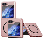 Custodia per telefono protettiva antiurto magnetica Skin Feel, For Samsung Galaxy Z Flip7 5G, For Samsung Galaxy Z Flip6 / Flip7 FE, For Samsung Galaxy Z Flip5 5G