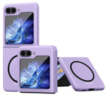 Custodia per telefono protettiva antiurto magnetica Skin Feel, For Samsung Galaxy Z Flip7 5G, For Samsung Galaxy Z Flip6 / Flip7 FE, For Samsung Galaxy Z Flip5 5G
