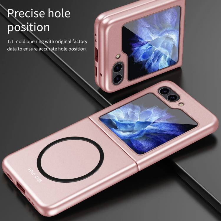 Custodia per telefono protettiva antiurto magnetica Skin Feel, For Samsung Galaxy Z Flip7 5G, For Samsung Galaxy Z Flip6 / Flip7 FE, For Samsung Galaxy Z Flip5 5G