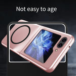 Custodia per telefono protettiva antiurto magnetica Skin Feel, For Samsung Galaxy Z Flip7 5G, For Samsung Galaxy Z Flip6 / Flip7 FE, For Samsung Galaxy Z Flip5 5G