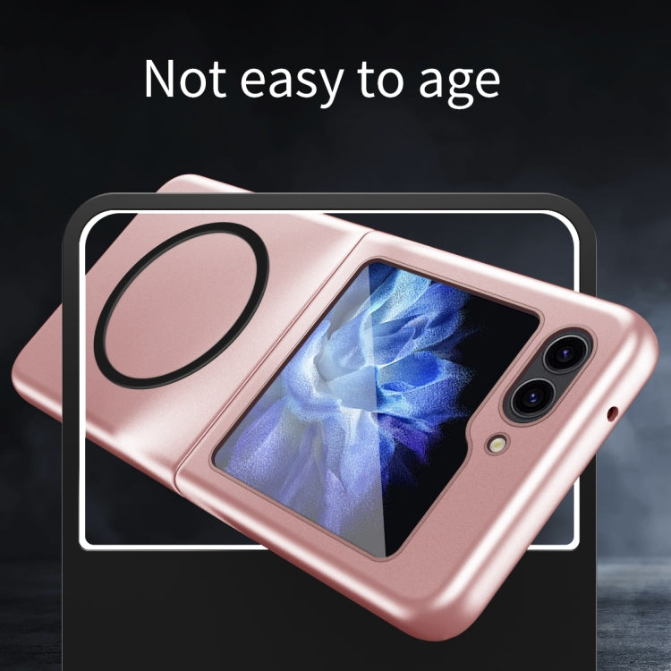 Custodia per telefono protettiva antiurto magnetica Skin Feel, For Samsung Galaxy Z Flip7 5G, For Samsung Galaxy Z Flip6 / Flip7 FE, For Samsung Galaxy Z Flip5 5G
