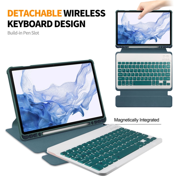 ENKAY Smart Case in pelle TPU con rotazione a 360 gradi con tastiera wireless, For Samsung Galaxy Tab S9