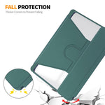 ENKAY Smart Case in pelle TPU con rotazione a 360 gradi con tastiera wireless, For Samsung Galaxy Tab S9