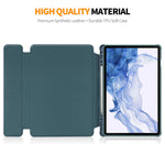 ENKAY Smart Case in pelle TPU con rotazione a 360 gradi con tastiera wireless, For Samsung Galaxy Tab S9