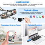 R8 Mini Webcam HD con visione notturna e controllo remoto