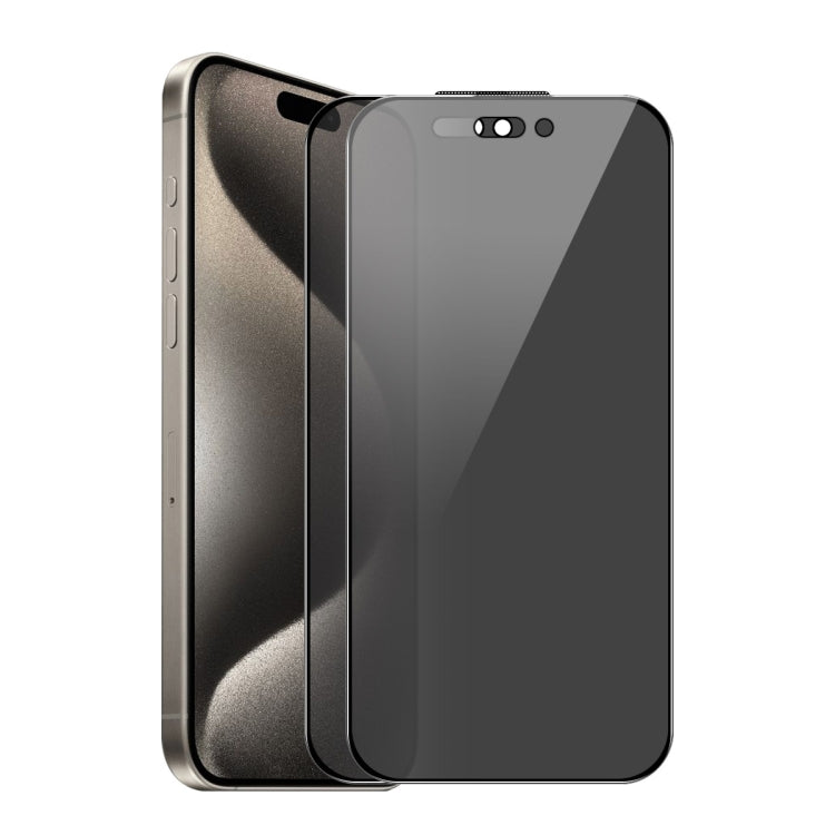 2 pezzi ENKAY Hat-Prince Pellicola a schermo intero in vetro temperato anti-sbirciatina da 28 gradi, For iPhone 17 Pro Max, For iPhone 17 Pro, For iPhone 17, For iPhone Air, For iPhone 16 Pro Max, For iPhone 16 Pro, For iPhone 16 Plus, For iPhone 16   ...