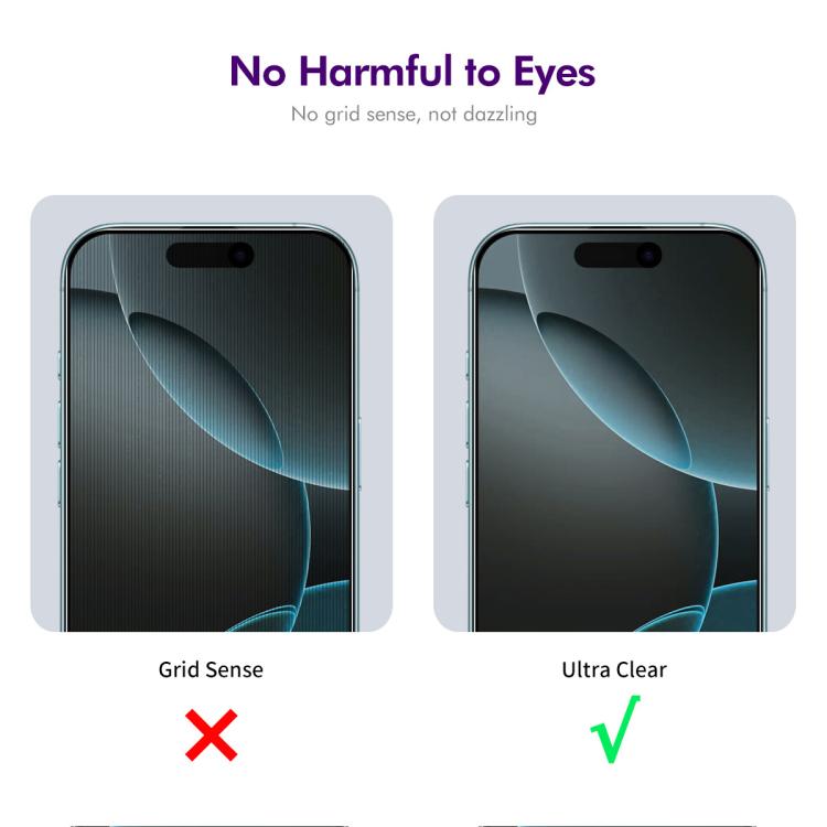 2 pezzi ENKAY Hat-Prince Pellicola a schermo intero in vetro temperato anti-sbirciatina da 28 gradi, For iPhone 17 Pro Max, For iPhone 17 Pro, For iPhone 17, For iPhone Air, For iPhone 16 Pro Max, For iPhone 16 Pro, For iPhone 16 Plus, For iPhone 16   ...