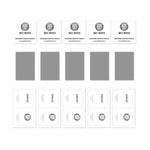 5 pezzi ENKAY Hat-Prince Pellicola a schermo intero in vetro temperato anti-sbirciatina da 28 gradi, For iPhone 17 Pro Max, For iPhone 17 Pro, For iPhone 17, For iPhone Air, For iPhone 16 Pro Max, For iPhone 16 Pro, For iPhone 16 Plus, For iPhone 16   ...