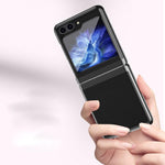 Custodia per telefono antiurto per PC trasparente galvanica, For Galaxy Z Flip5   5G