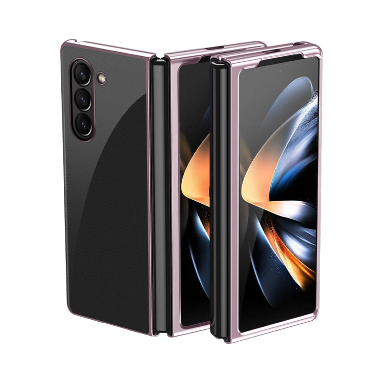 Custodia per telefono antiurto per PC trasparente galvanica, For Galaxy Z Fold8 Ultra 5G, For Galaxy Z Flip8 5G, For Galaxy Z Flip7 5G, For Galaxy Z Fold5 5G