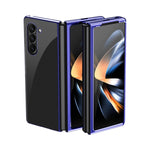 Custodia per telefono antiurto per PC trasparente galvanica, For Galaxy Z Fold8 Ultra 5G, For Galaxy Z Flip8 5G, For Galaxy Z Flip7 5G, For Galaxy Z Fold5 5G