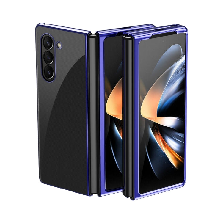 Custodia per telefono antiurto per PC trasparente galvanica, For Galaxy Z Fold8 Ultra 5G, For Galaxy Z Flip8 5G, For Galaxy Z Flip7 5G, For Galaxy Z Fold5 5G