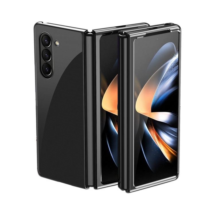 Custodia per telefono antiurto per PC trasparente galvanica, For Galaxy Z Fold8 Ultra 5G, For Galaxy Z Flip8 5G, For Galaxy Z Flip7 5G, For Galaxy Z Fold5 5G