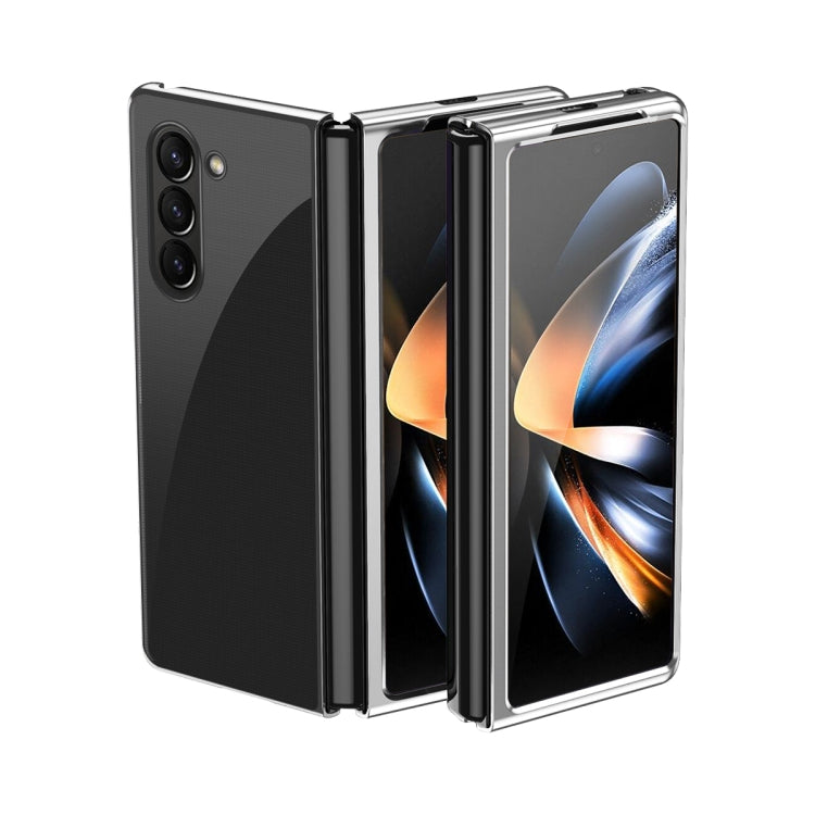 Custodia per telefono antiurto per PC trasparente galvanica, For Galaxy Z Fold8 Ultra 5G, For Galaxy Z Flip8 5G, For Galaxy Z Flip7 5G, For Galaxy Z Fold5 5G