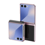 Custodia per telefono antiurto per PC trasparente galvanica, For Galaxy Z Fold8 Ultra 5G, For Galaxy Z Flip8 5G, For Galaxy Z Flip7 5G, For Galaxy Z Fold5 5G