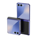 Custodia per telefono antiurto per PC trasparente galvanica, For Galaxy Z Fold8 Ultra 5G, For Galaxy Z Flip8 5G, For Galaxy Z Flip7 5G, For Galaxy Z Fold5 5G