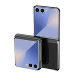 Custodia per telefono antiurto per PC trasparente galvanica, For Galaxy Z Fold8 Ultra 5G, For Galaxy Z Flip8 5G, For Galaxy Z Flip7 5G, For Galaxy Z Fold5 5G
