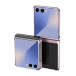 Custodia per telefono antiurto per PC trasparente galvanica, For Galaxy Z Fold8 Ultra 5G, For Galaxy Z Flip8 5G, For Galaxy Z Flip7 5G, For Galaxy Z Fold5 5G