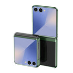 Custodia per telefono antiurto per PC trasparente galvanica, For Galaxy Z Fold8 Ultra 5G, For Galaxy Z Flip8 5G, For Galaxy Z Flip7 5G, For Galaxy Z Fold5 5G