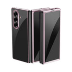 Custodia per telefono antiurto per PC trasparente galvanica, For Galaxy Z Fold8 Ultra 5G, For Galaxy Z Flip8 5G, For Galaxy Z Flip7 5G, For Galaxy Z Fold5 5G