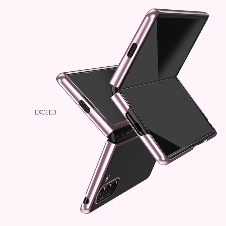 Custodia per telefono antiurto per PC trasparente galvanica, For Galaxy Z Fold8 Ultra 5G, For Galaxy Z Flip8 5G, For Galaxy Z Flip7 5G, For Galaxy Z Fold5 5G