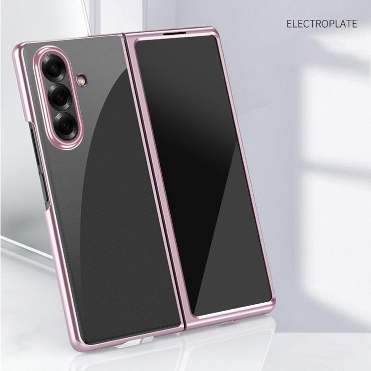 Custodia per telefono antiurto per PC trasparente galvanica, For Galaxy Z Fold8 Ultra 5G, For Galaxy Z Flip8 5G, For Galaxy Z Flip7 5G, For Galaxy Z Fold5 5G